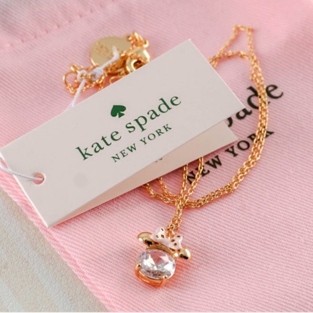 Disney X Kate Spade New York Minnie
Pendant Necklace With Dustbag